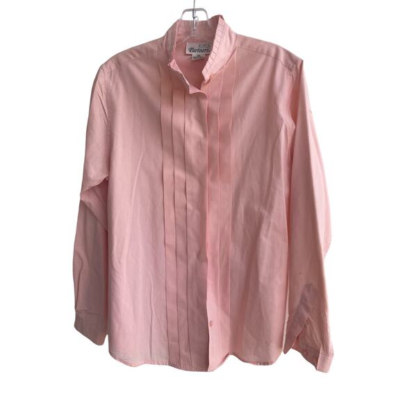 Partners pale pink Tuxedo front long sleeve ladies 14 - Picture 1 of 11